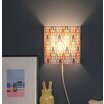 Wall lampshade Sisters lit with cable A
