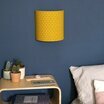 Half lamp shade for wall light Hoshi moutarde