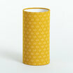 Cylinder fabric table lamp Hoshi moutarde S