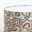 Detail of drum fabric lamp shade / pendant shade Joy 40