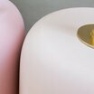 Natural porcelain lamp base