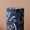 Detail of cylinder fabric table lamp Mimosa marine M