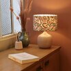Terra Rose lamp with shade Joy 25 lit