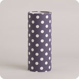 Cylinder fabric table lamp Snow