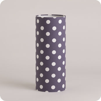 Cylinder fabric table lamp Snow M