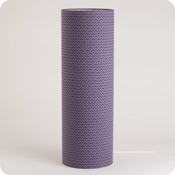 Cylinder fabric table lamp Drop XXL