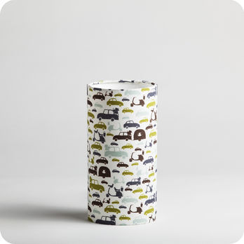Cylinder fabric table lamp Monsieur Hulot S