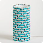 Cylinder fabric table lamp Georges et Rosalie Trafic 