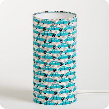 Cylinder fabric table lamp Georges et Rosalie Trafic S