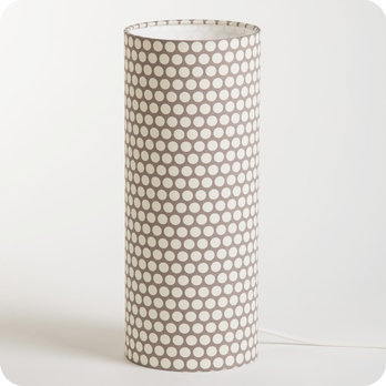 Cylinder fabric table lamp Osmose M