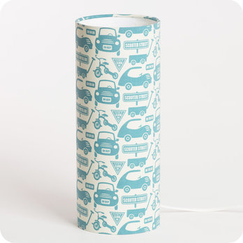 Cylinder fabric table lamp Playtime M