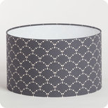 Drum fabric lamp shade / pendant shade Asahi gris