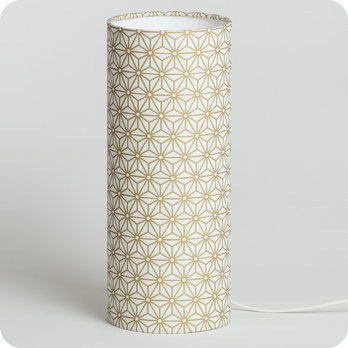 Cylinder fabric table lamp Hoshi or M