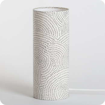 Cylinder fabric table lamp Zen M