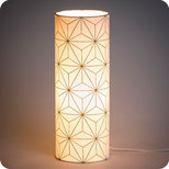 Cylinder fabric table lamp Maxi hoshi or